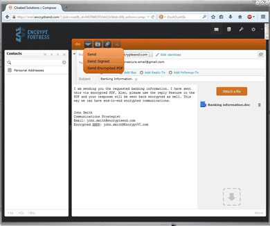 One-Click Encryption